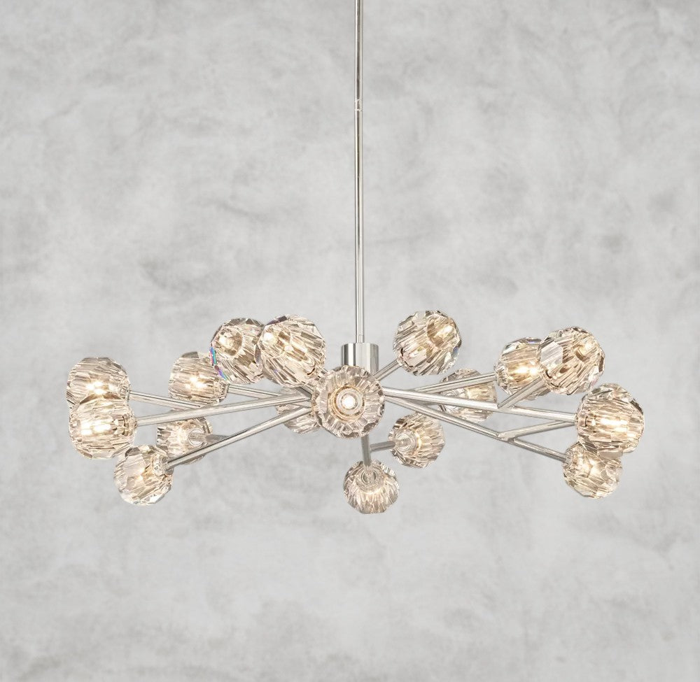 Boule De Cristal Round Chandelier 24", 36", 48", 60", 72"